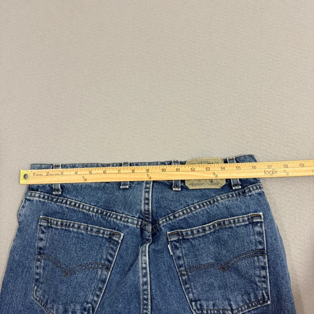 Vintage Levis Silvertab Baggy Jeans 33x32 Purple Tag 90s Denim Made in USA 1993